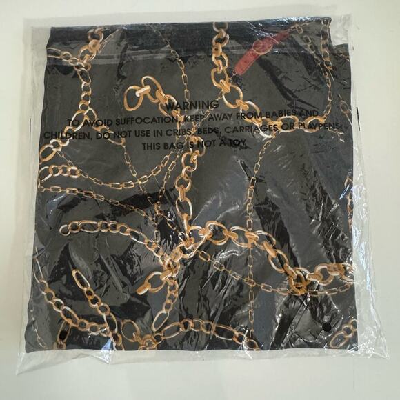 Walter Baker Sarong Cover Up Chain Link Black - Picture 3 of 4